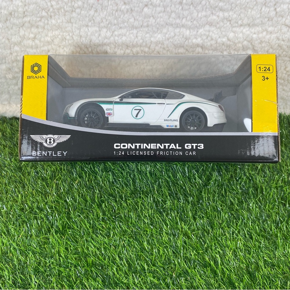 Continental GT3 Toy Car - White and Black